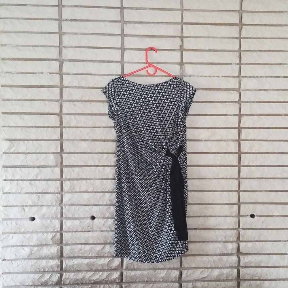 Black and White Maternity dress Small Petite